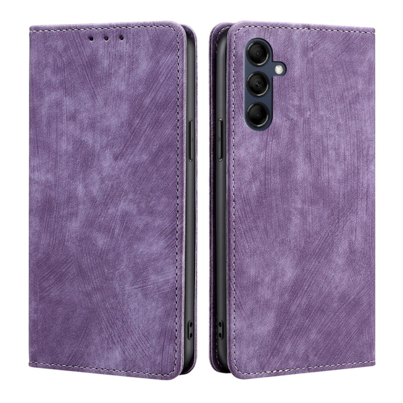 Funda Case para Samsung A14 4G Flip Cover Lila Antishock