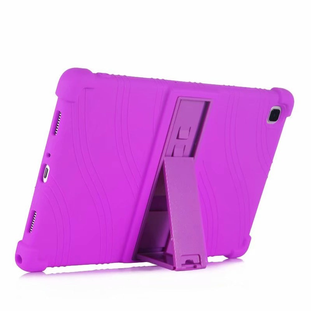 Funda para Lenovo M10 Plus 2da Gen Gomas con Parante Morada