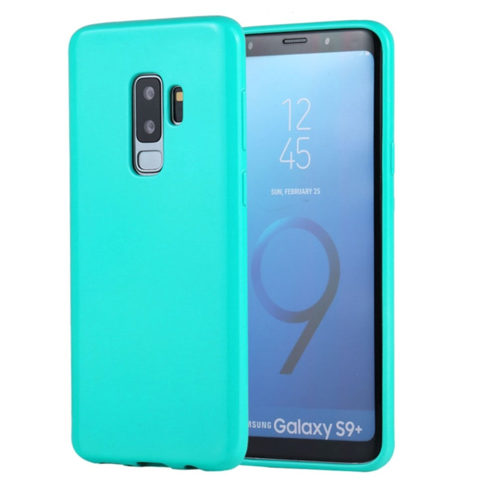 Funda Case para Samsung S9 Plus Jelly Pearl Verde Antishock