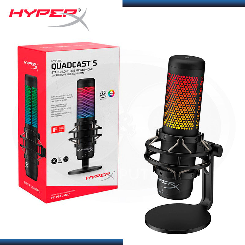 Microfono Independiente HyperX Quadcast S RGB