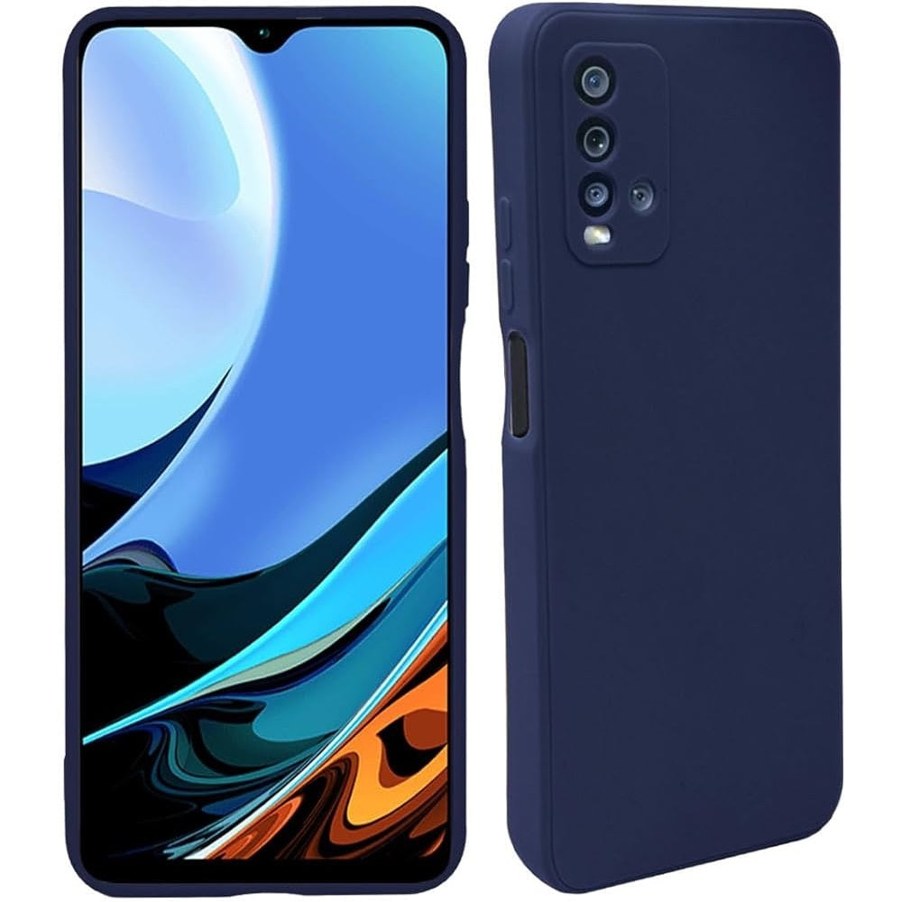 Funda para Xiaomi Redmi 9 Power Soft Feeling Antishock Azul