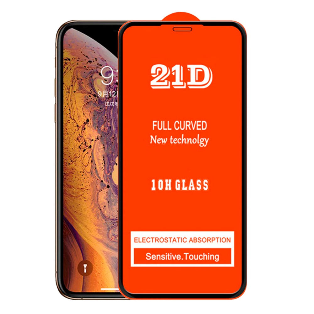 Mica para Iphone XS Protector de pantalla 21D Antishock