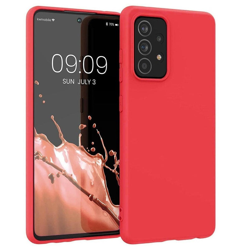 Funda Case para Samsung A22 4G Soft Feeling Antishock Rojo