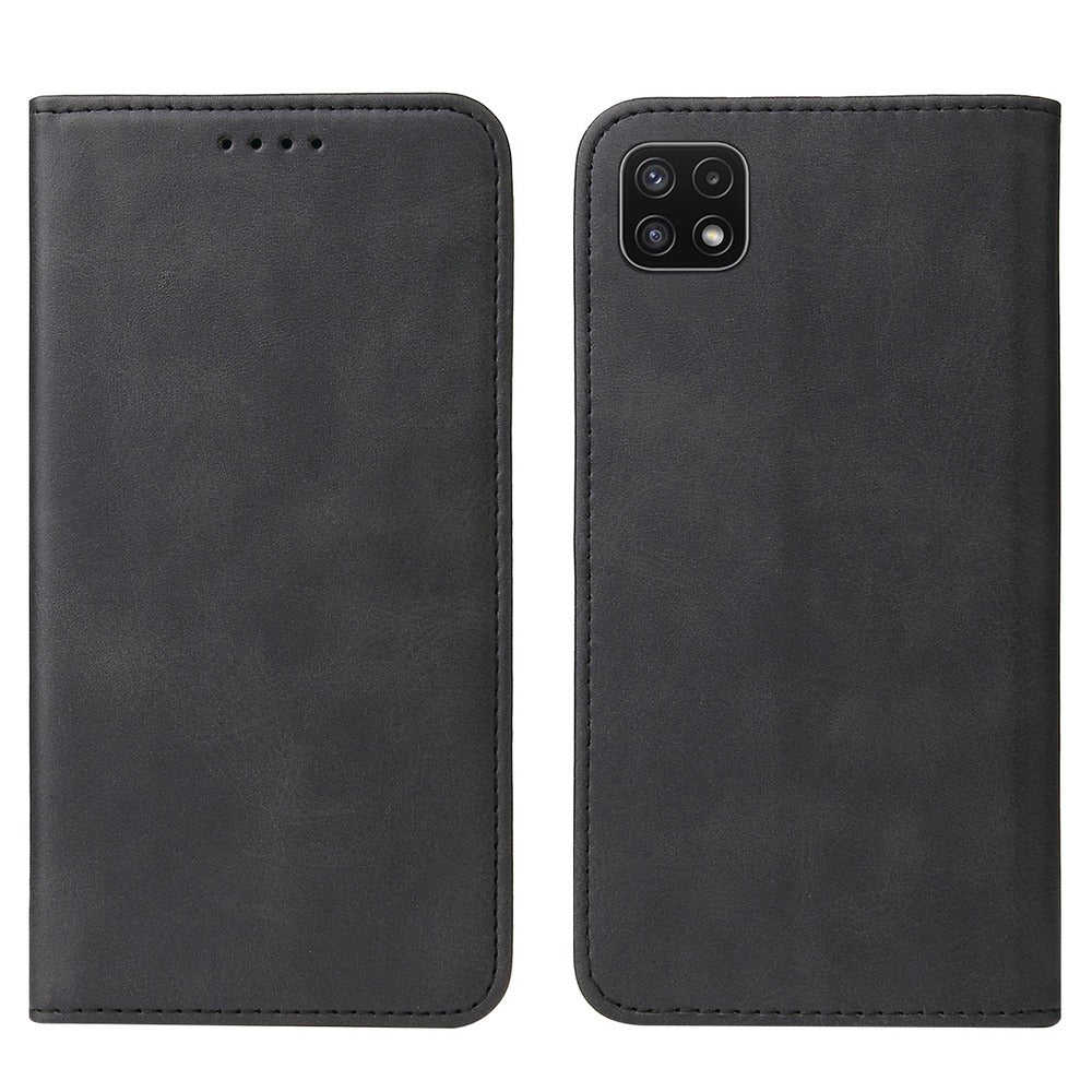 Funda Case para Samsung A22 5G Flip Cover Negro Antishock