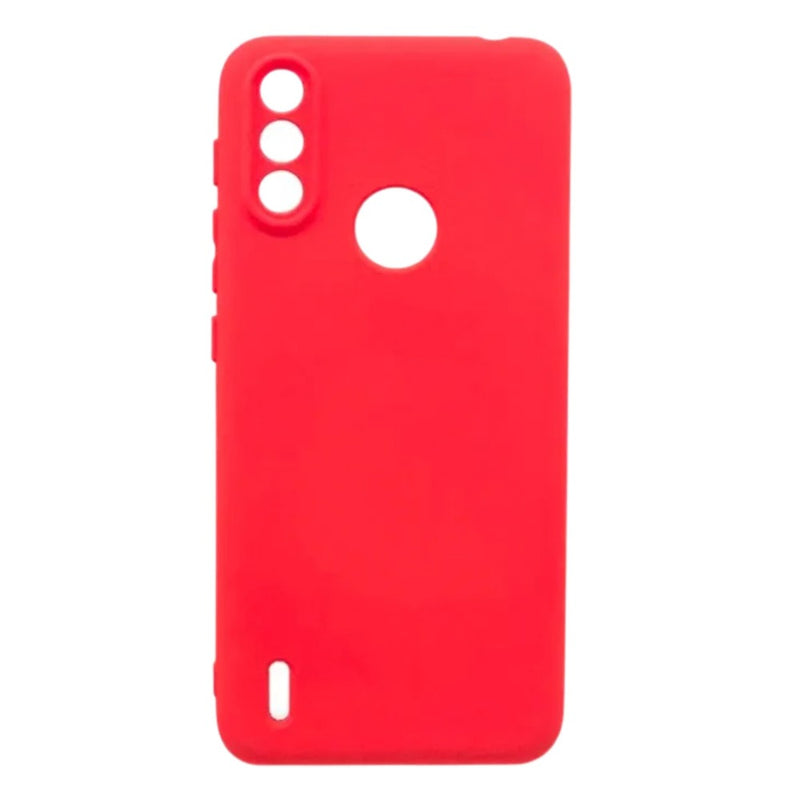 Funda para Motorola E7i Power Soft Feeling Antishock Rojo