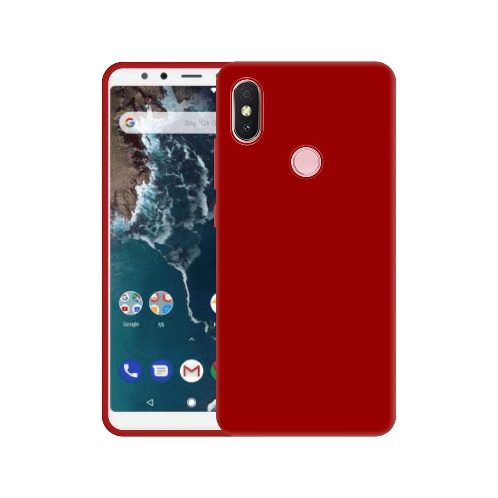 Funda Case de Xiaomi Mi 12 2022 Soft Feeling Antishock Rojo