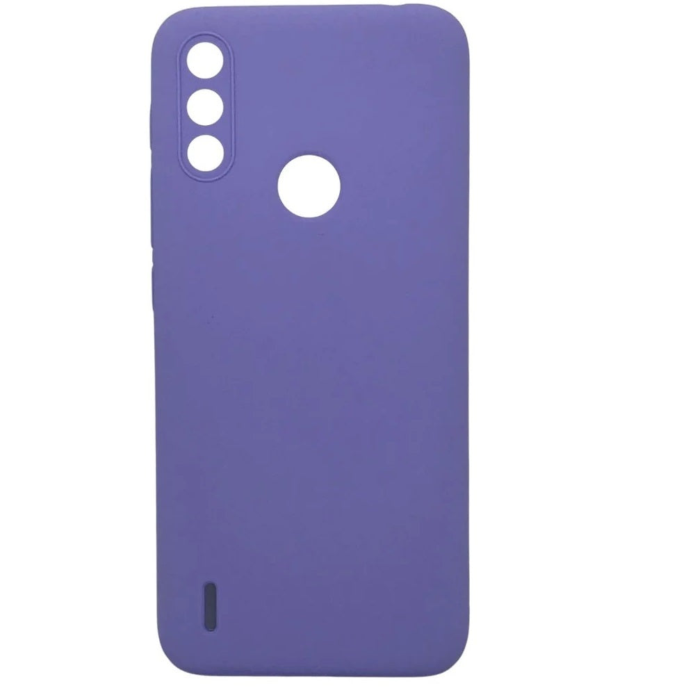 Funda para Motorola E7i Power Soft Feeling Antishock Lila