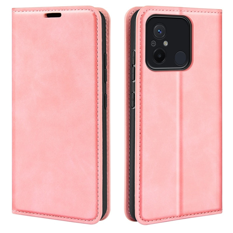 Funda Case para Xiaomi Redmi 12C Flip Cover Rosa Antishock