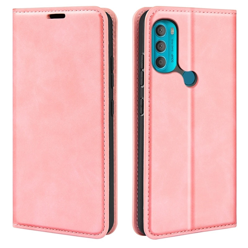 Funda Case for Motorola Moto G71 Flip Cover Rosa Antishock