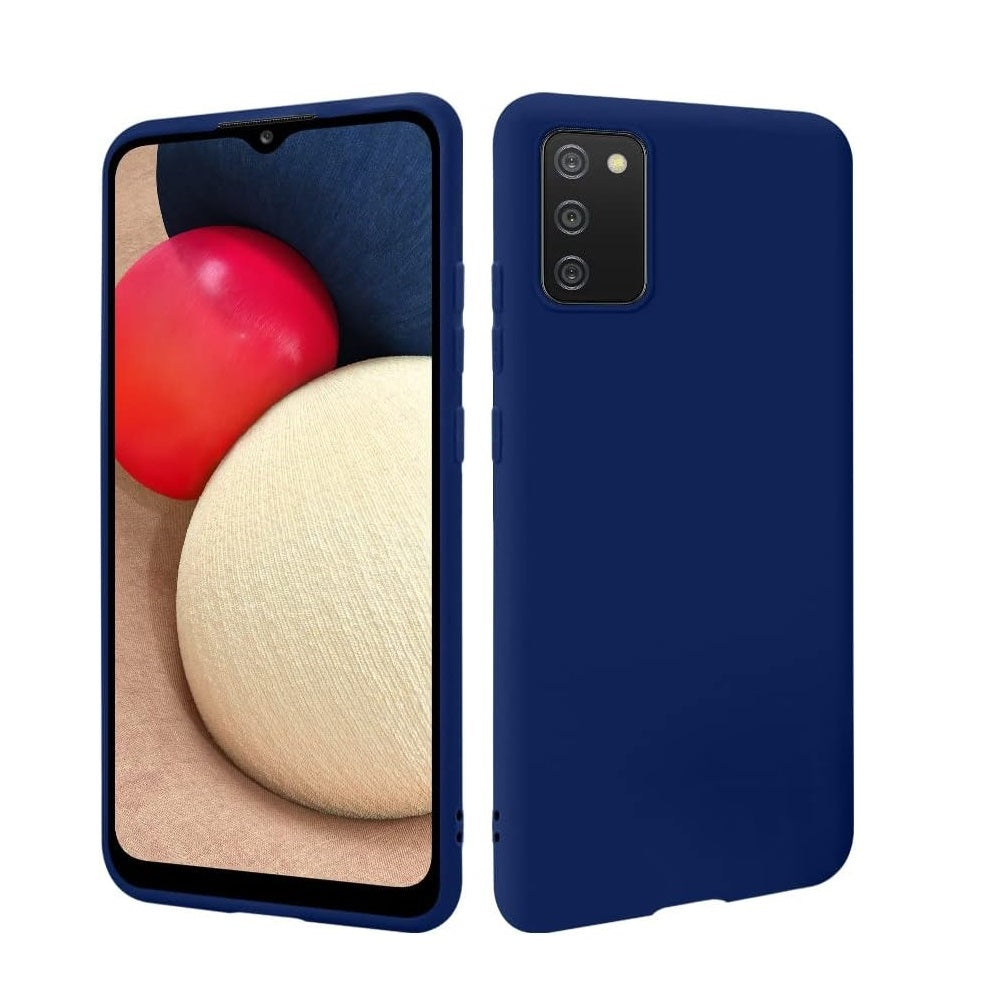 Funda Case para Samsung A02s Soft Feeling Antishock Azul