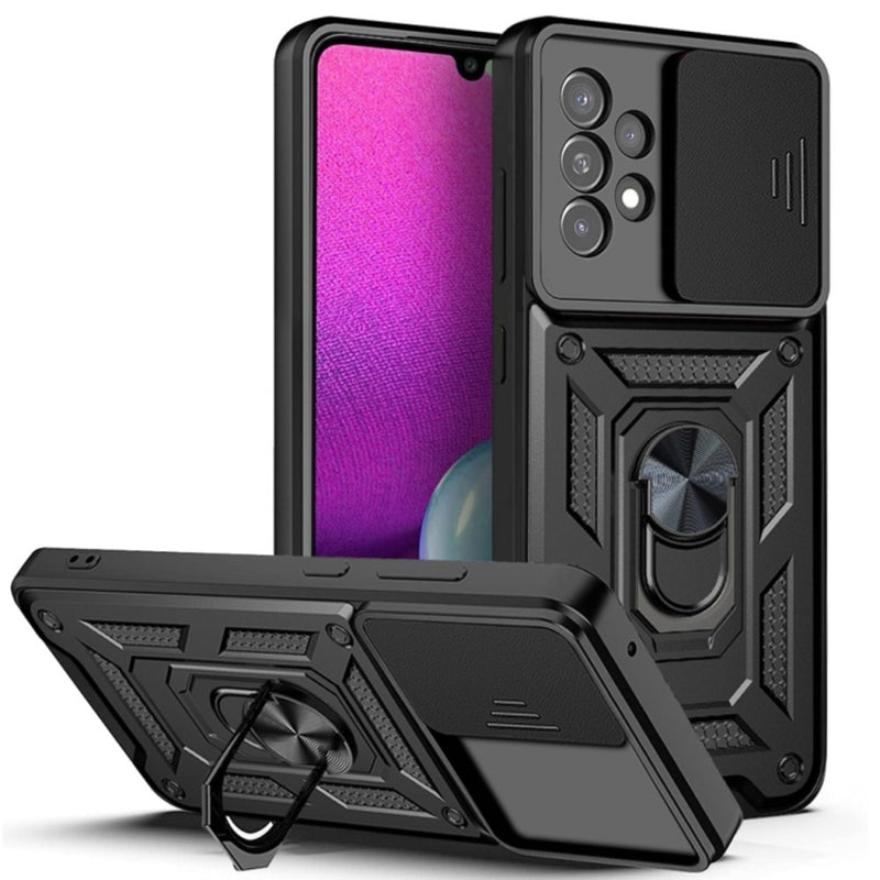 Funda Case para Samsung A33 Holder Protector Camara Negro