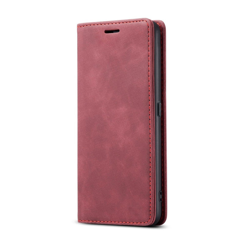 Funda Case para Huawei Y9A Flip Cover Guinda Antishock