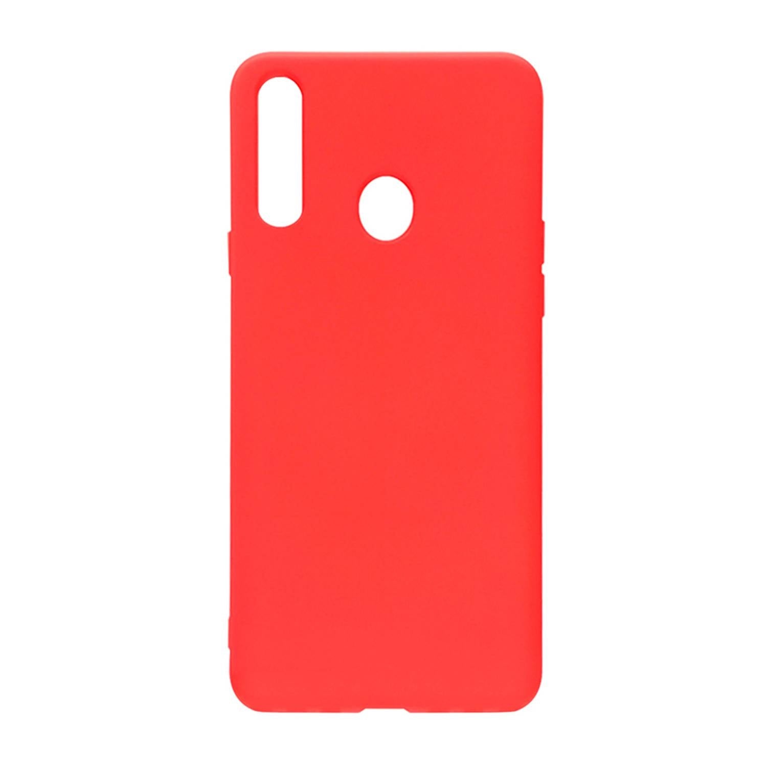 Funda Case para Samsung A20s Soft Feeling Antishock Rojo