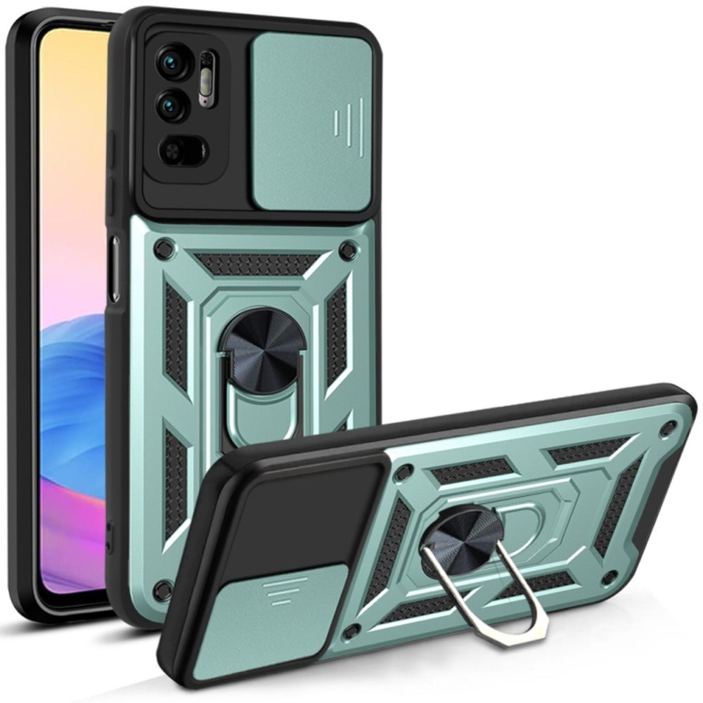 Funda para Xiaomi Redmi Note 10 5G Holder Protector Verde