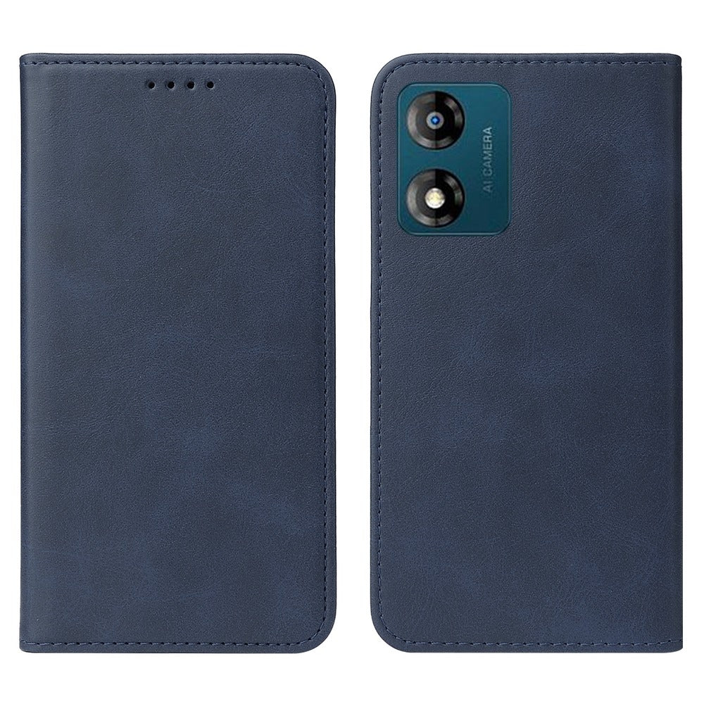 Funda Case for Motorola Moto E13 Flip Cover Azul Antishock