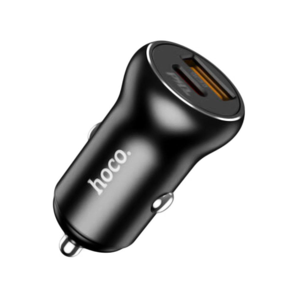 Cargador Set USB a Tipo C Hoco NZ5 30W Carga rápida Negro