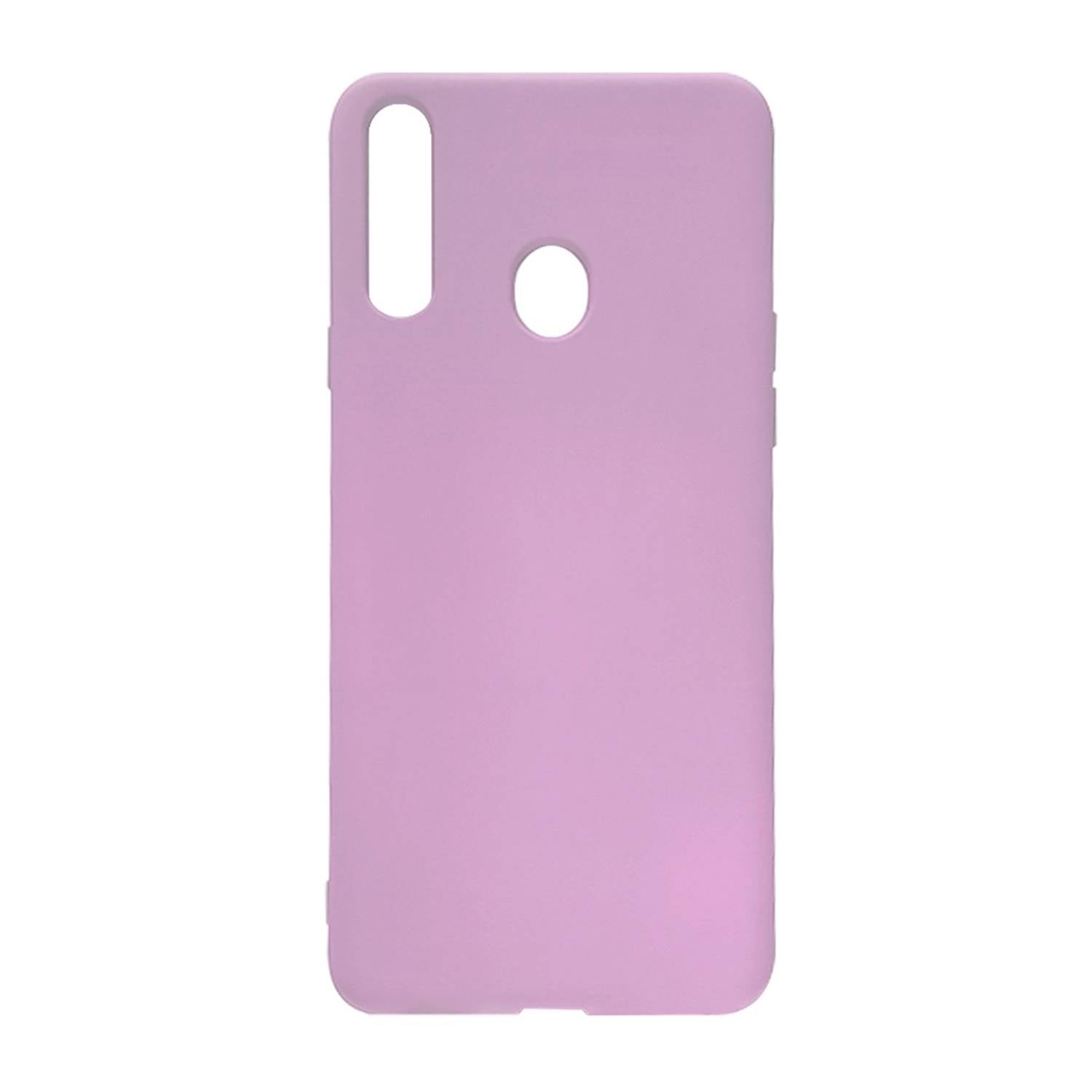 Funda Case para Samsung A20s Soft Feeling Antishock Lila