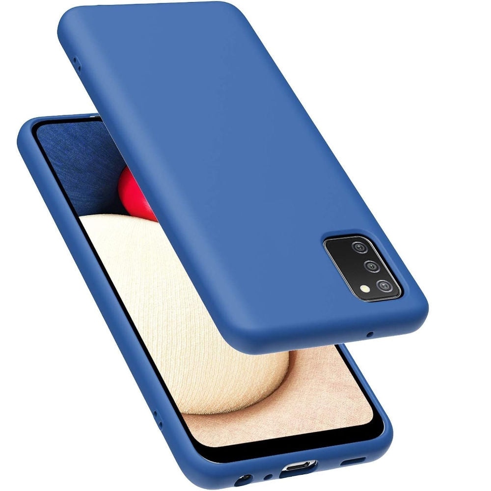 Funda Case para Samsung A03s Soft Feeling Antishock Azul