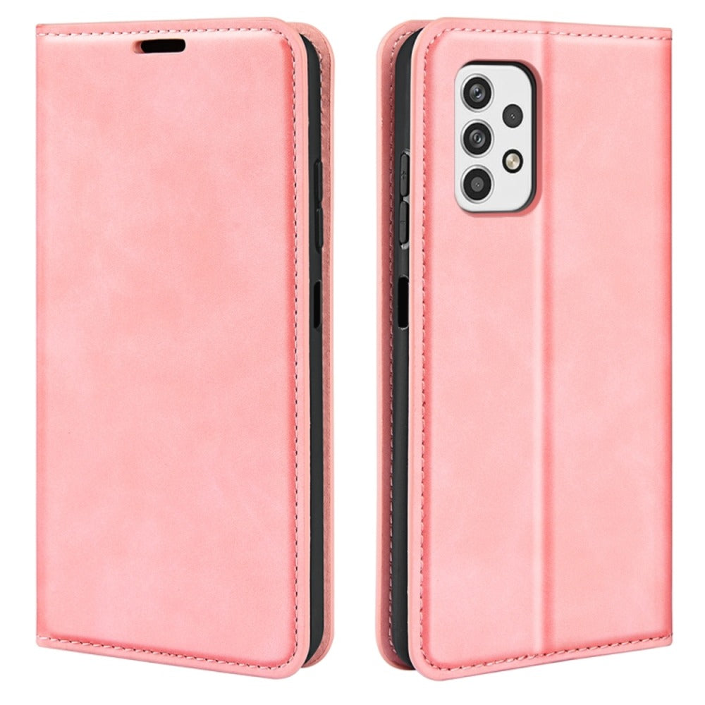 Funda Case para Samsung A23 5G Flip Cover Rosa Antishock