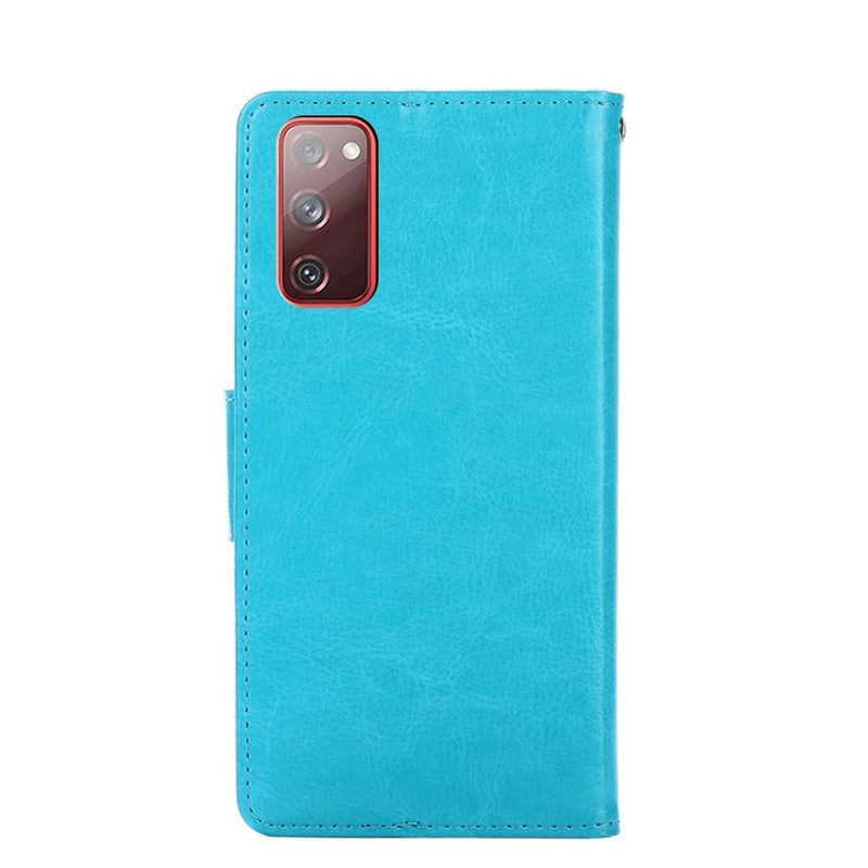 Funda Case for Samsung S20 FE Flip Cover Celeste Antishock